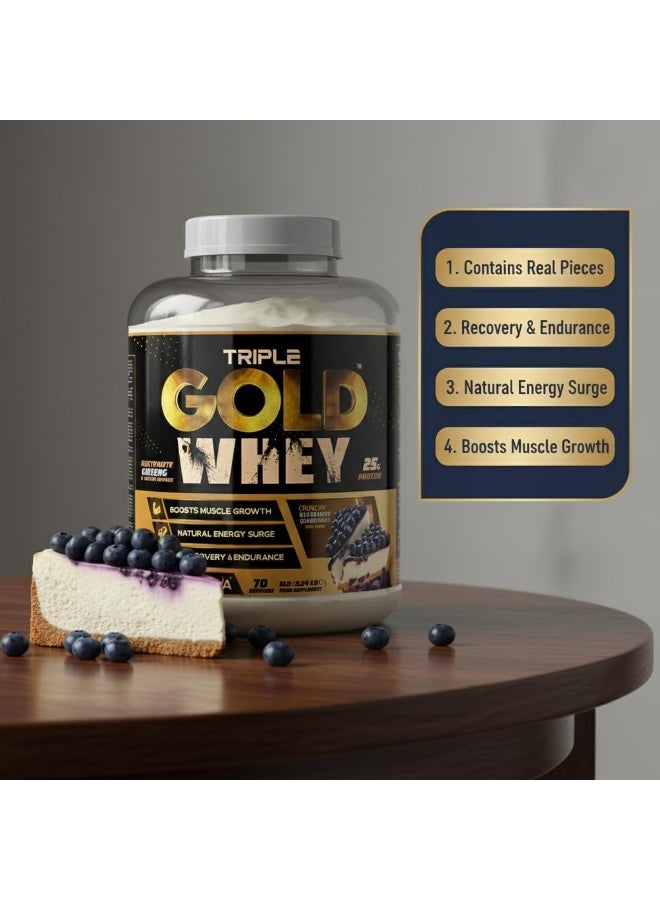 Laperva Triple Gold Whey Crunchy Blueberry Cheesecake 5lbs