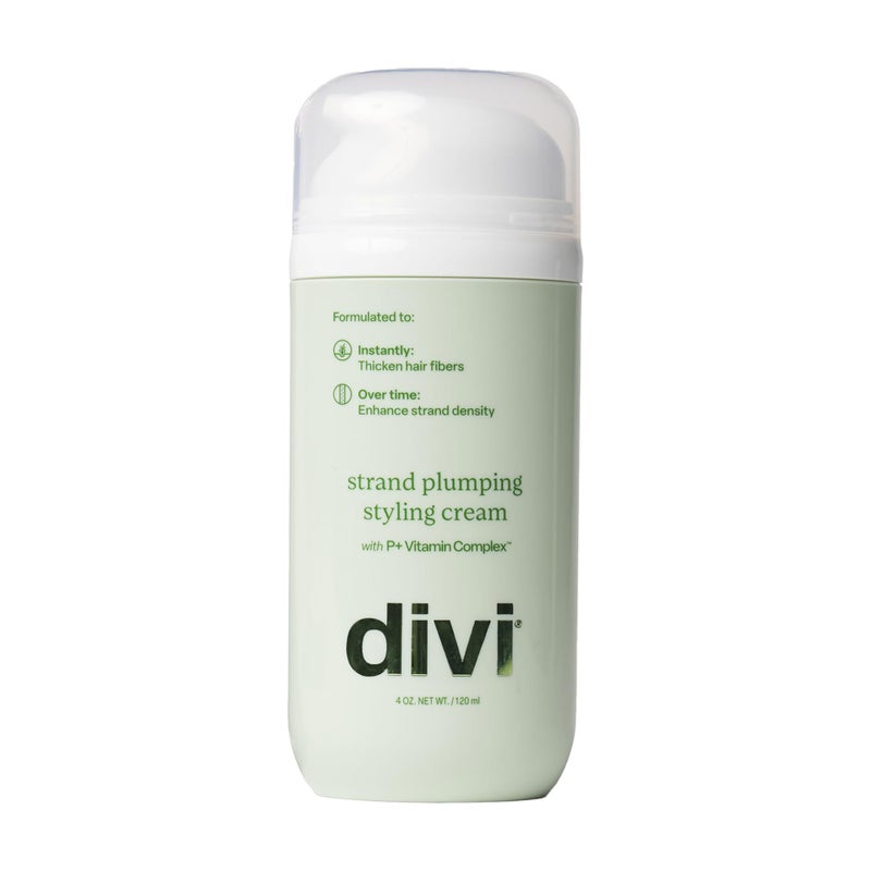 divi Strand Styling Cream, Hair Thickening Treatment for Fine Hair, Volumizing and Frizz Control - Image 1