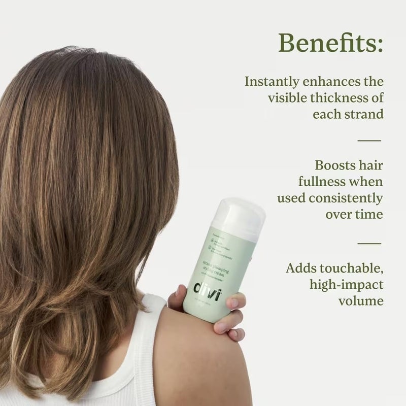 divi Strand Styling Cream, Hair Thickening Treatment for Fine Hair, Volumizing and Frizz Control - Image 2
