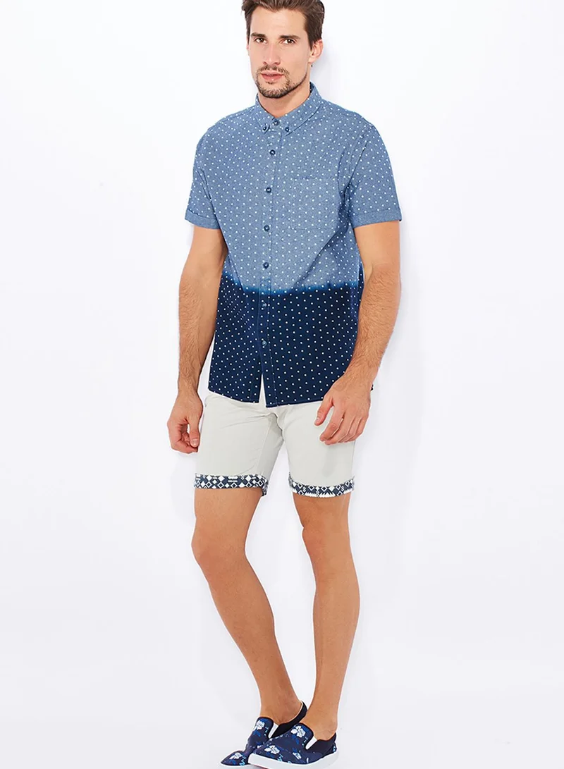 Another Influence Aztec Trim Shorts