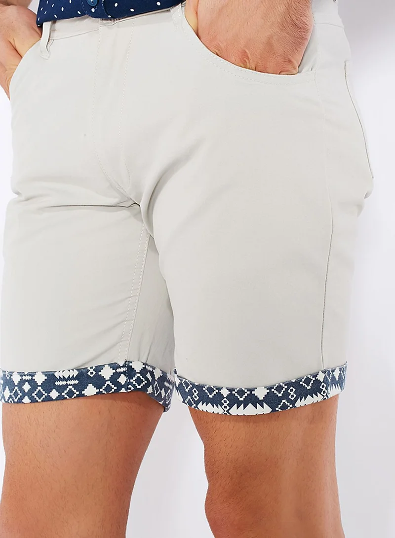 Another Influence Aztec Trim Shorts