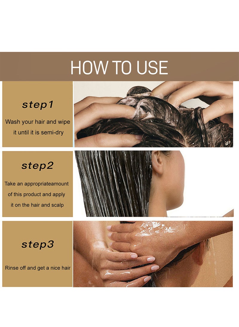 SAUVASINE - Batana Oil Hair Conditioner, 100% Natural Harmless to Scalp Nourishes Raw Batana Oil Hair Mask for Thicker, Fuller Hair, Reduces Thin Hair, Eliminates Split Ends, Prevents Hair Loss 120ml - Image 1
