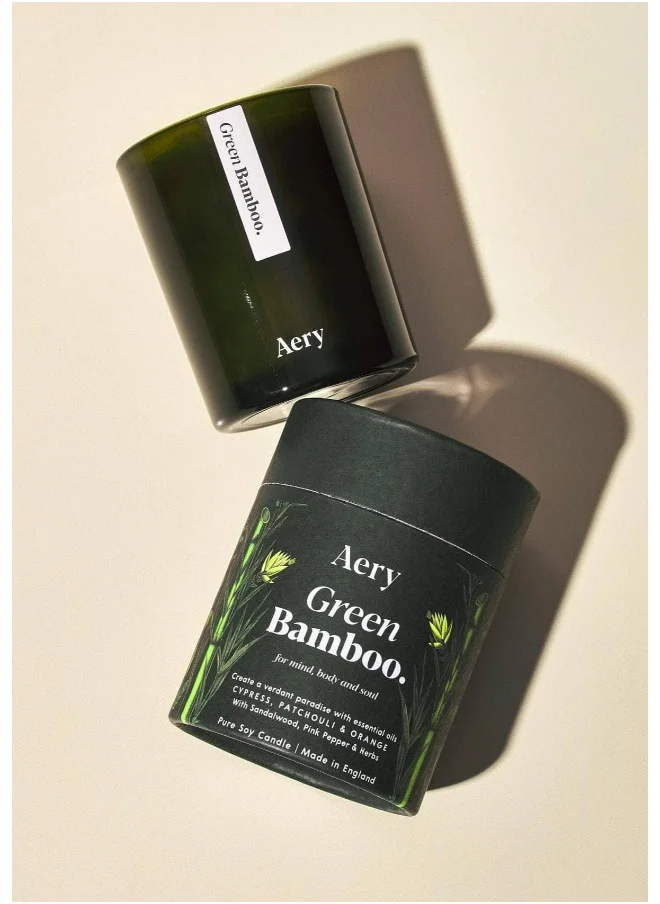 ايري ليفينج Aery Living Green Bamboo 200g Candle