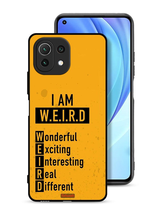Tolwak Xiaomi Mi 11 Lite Protective Case Cover I Am Weird - Image 1