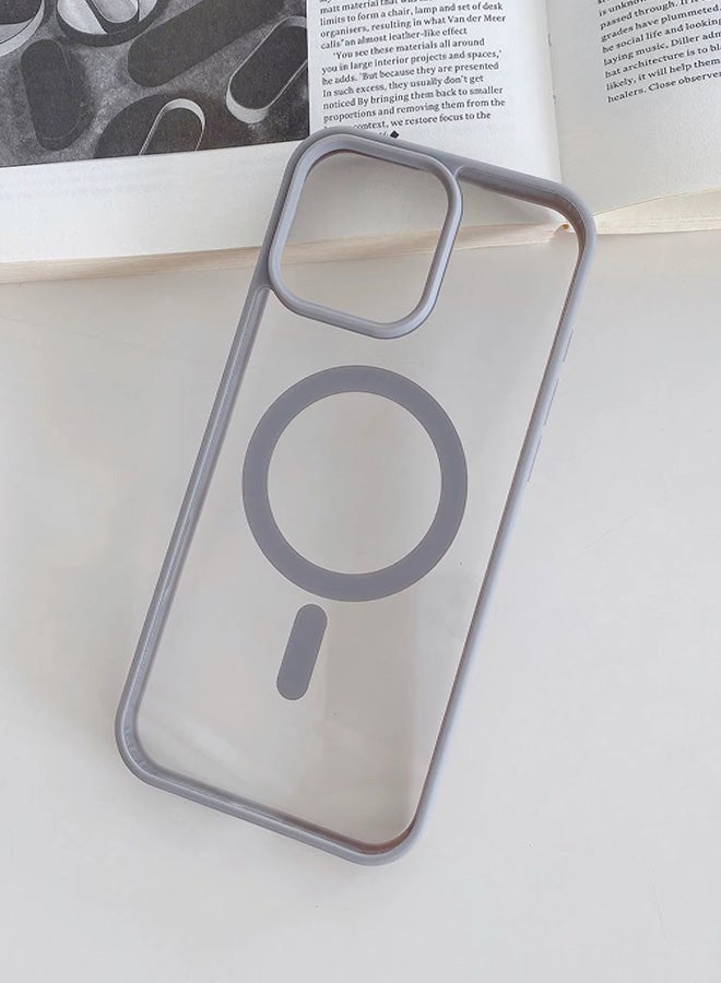 Magsafe Case for iPhone 15 Pro Magsafe Clear Cover Magnetic Wireless Charging Support, Shockproof Protection, Scratch-Resistant for iPhone 15 Pro - Natural  Titanium  - Image 2