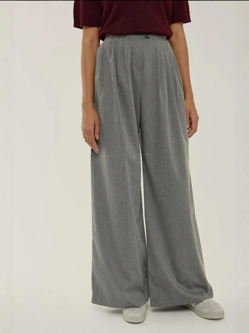 هيكاب بنطلون واسع مطوي