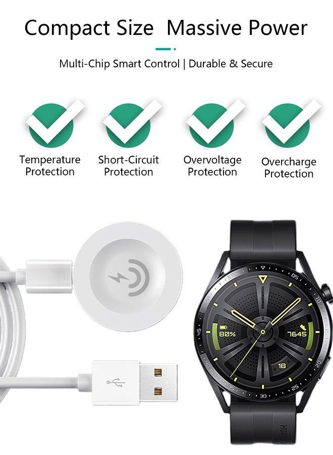 DUDAO DUDAO 8W PD Fast Wireless Charger with USB-C Connector – Magnetic Charging Pad for iPhone, Samsung, AirPods – Nylon Braided Cable, Portable Charging Station for Home/Office - Image 5