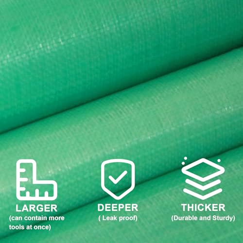 Azureblue 30" X 30" Large Plant Repotting Mat for Indoor Plants Potting Soil, Foldable Waterproof Plant Repotting/Potting Tray, Potting Mat for House Plants Succulents Gardening Tools Gifts for Gardener - Image 3