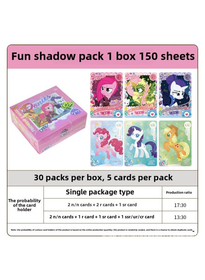 Genuine Card Tour Pony. Paulie Card A Whole Box Of Fun Shadow Pack 3 Play Huiyue 6 Play Rainbow Pack 3 Play Children's Card-Specifications:Badge Holder 1 Small Box  - Image 3