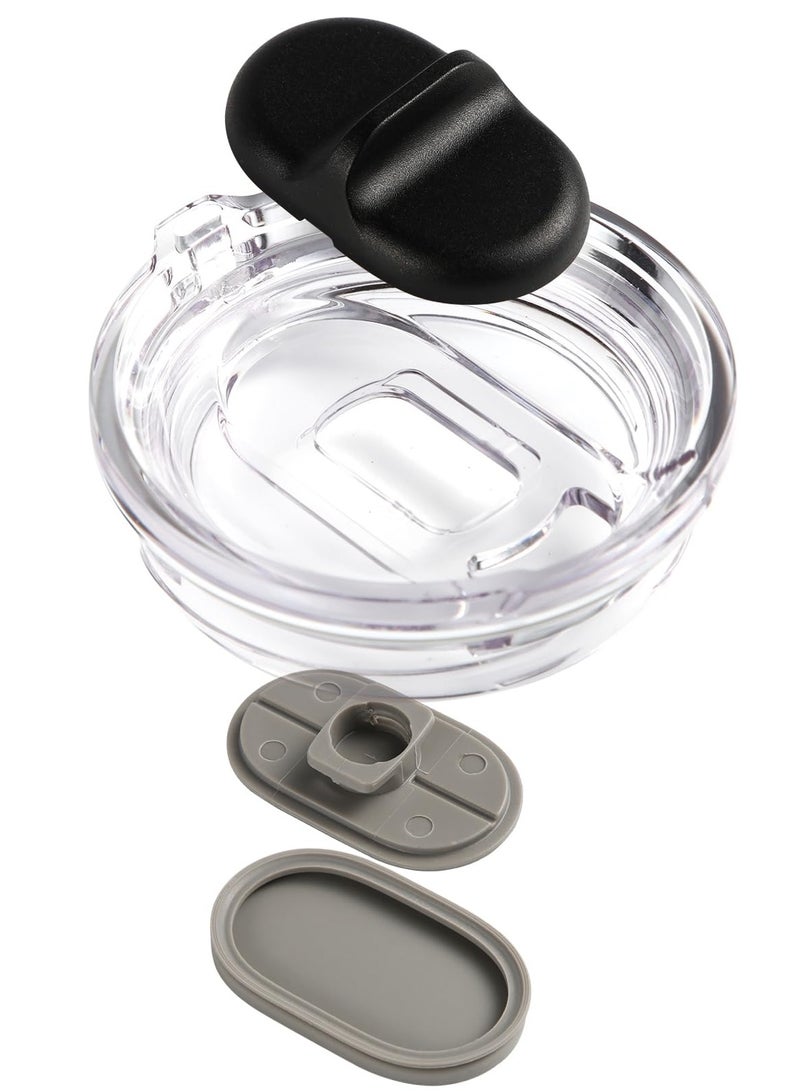 KASTWAVE 2pcs Replacement Lids Compatible with Yeti,Magnetic Tumbler Lid, Reusable Top Replacement for Yeti Rambler 20 oz Travel Mug Caps Replacement, Spill Proof Tumbler Cover - Image 4