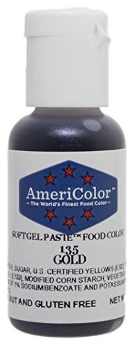 AmeriColor Soft Gel Paste - Gold Food Coloring, .75 Ounce - Image 4
