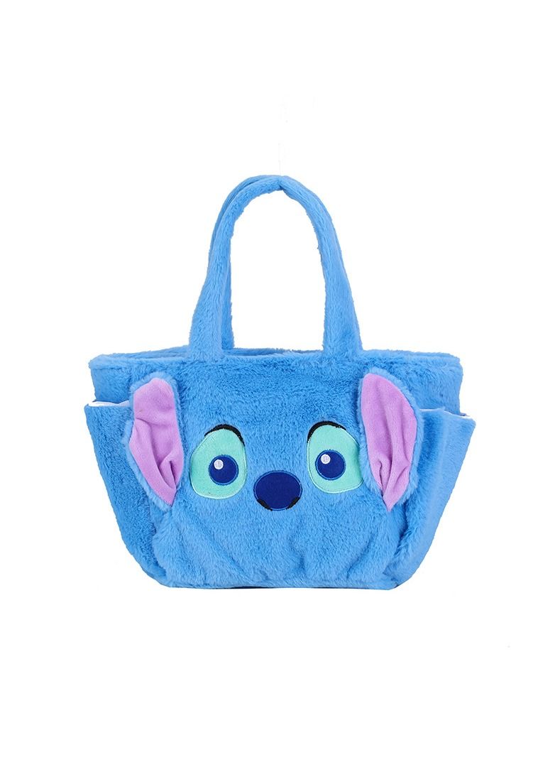 Cartoon Lucifer Cat Plush Tote Bag Portable Makeup Storage Bag All-In-One Portable Travel Makeup Storage Bag  - Image 1