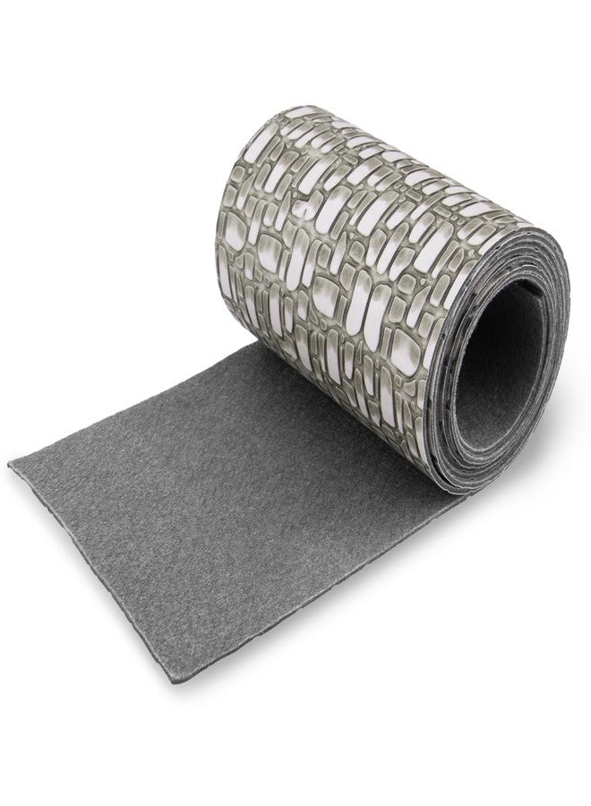 Neowah Cobblestone Street Landscape Roll, Replacement for dept 56 Village Cross Product Accessories, 0.2" D x 4.75" W x 48" H - Image 1