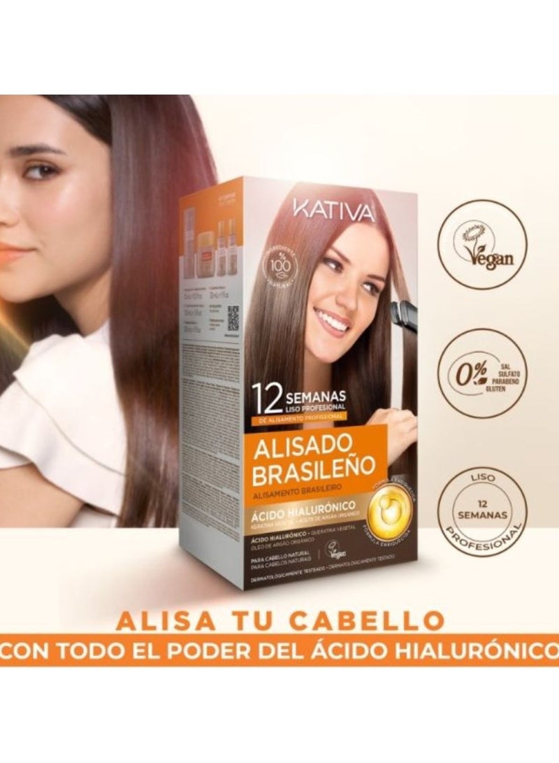 Kativa Brazilian Straightening with Hyaluronic Acid 1unit - Image 4