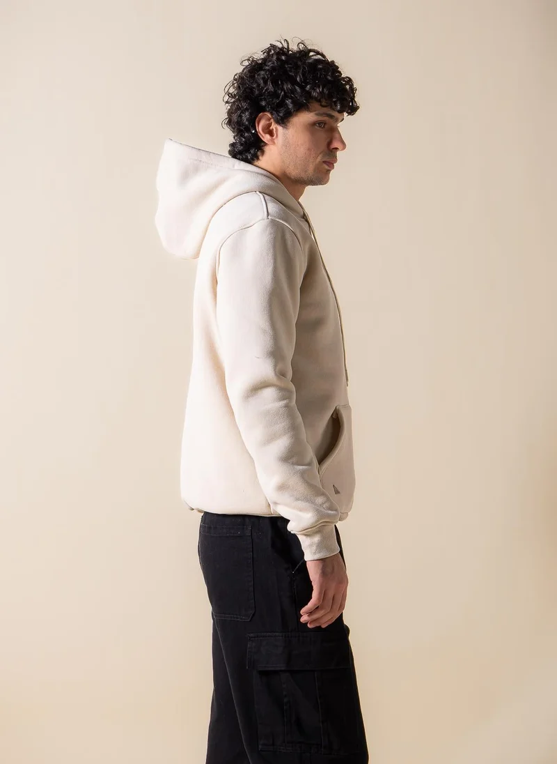 Shapes Beige COMFORT BASIC HOODIE for Men | Best Price UAE