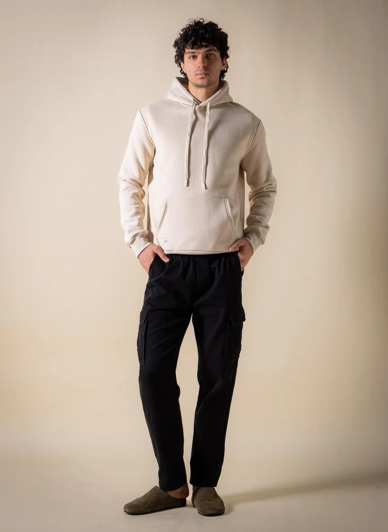 Shapes Beige COMFORT BASIC HOODIE for Men | Best Price UAE