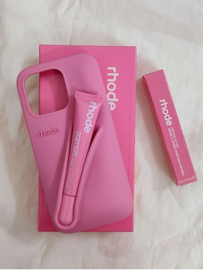 rhode Simple Lip Support Adhesive Iphone Mobile Phone Case, Mobile Phone Lip Gloss Rubber Case, Moisturizing Lipstick Lip Support(Ribbon) - Image 2