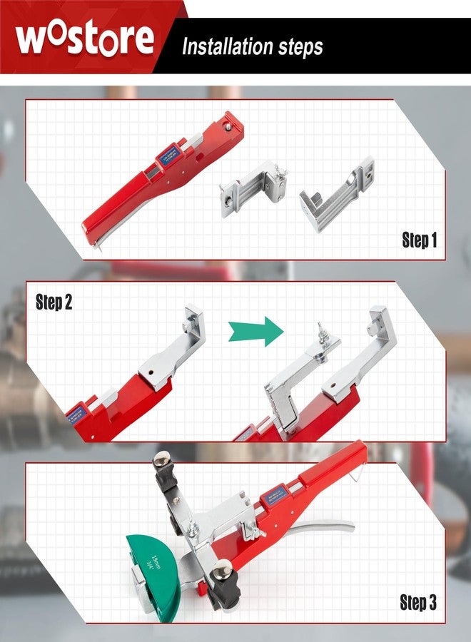 Wostore Reverse Bend Tool Reverse Bending Attachment Hand Tool for Pipe Bender Kit - Image 2