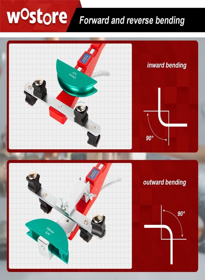 Wostore Reverse Bend Tool Reverse Bending Attachment Hand Tool for Pipe Bender Kit - Image 3