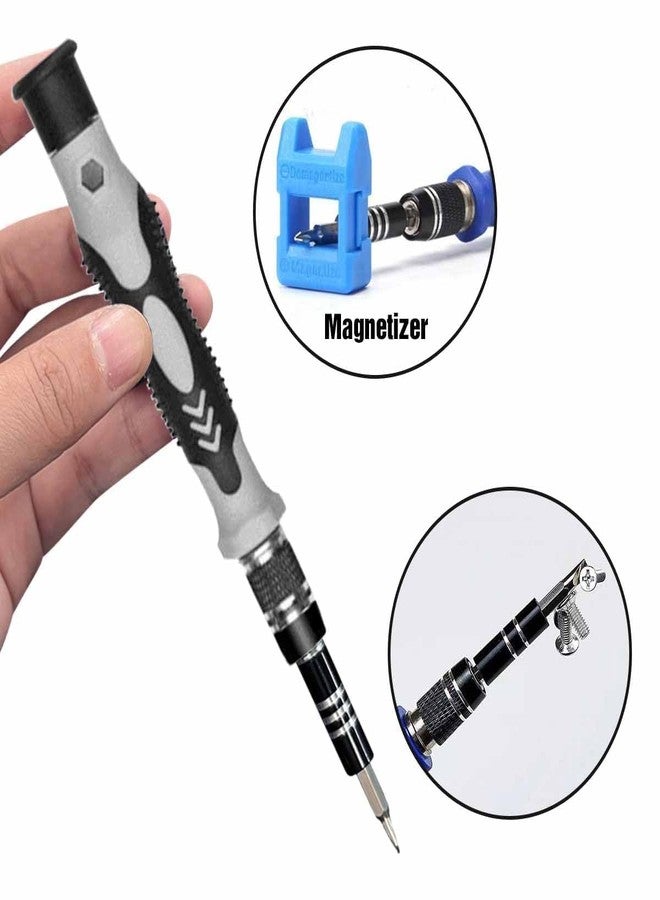 VOOCME Precision Screwdriver Set With Case, 115 In 1 Electronics Magnetic Repair Tool Kit - Grey - Image 5
