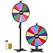 VEVOR 24 in Spinning Prize Wheel 14 Slots Spinning Wheel with Stand Adjustable Height Win Fortune Roulette with a Dry Erase and 2 Markers 6 Colors Easy Assembly for Party Pub Trade Show Carnival - Image 2