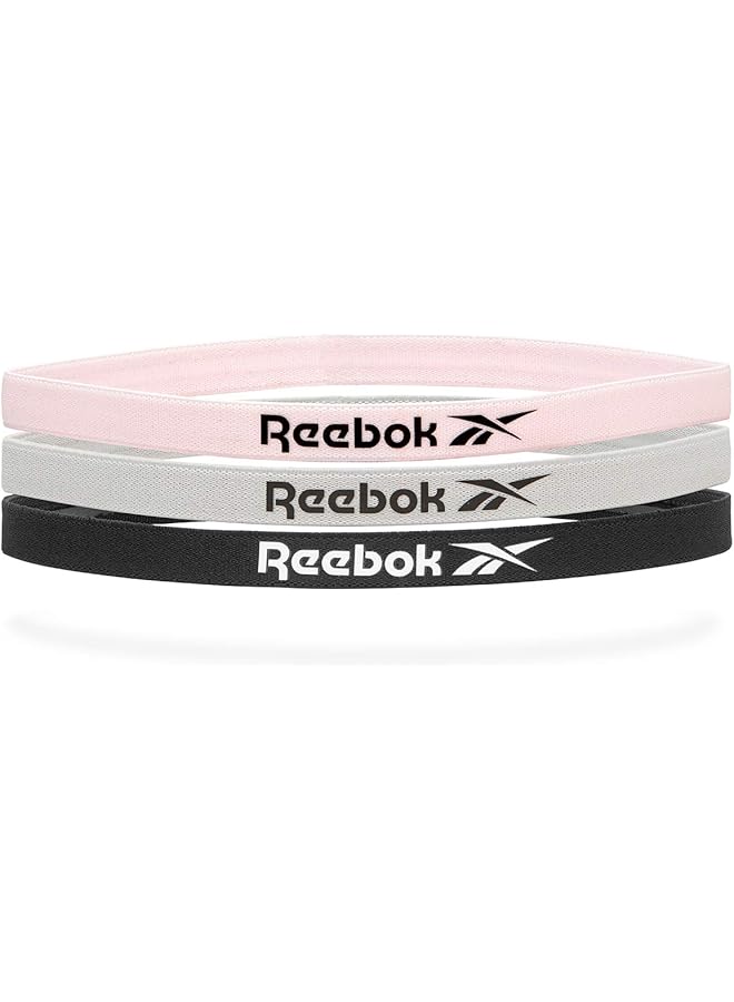 Reebok Sports Hair Bands 3 Pack - Image 1