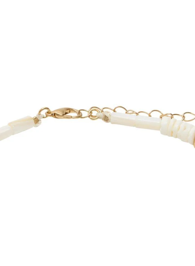 Parfois White Necklace With Shells And Fish for Women | Best Price UAE
