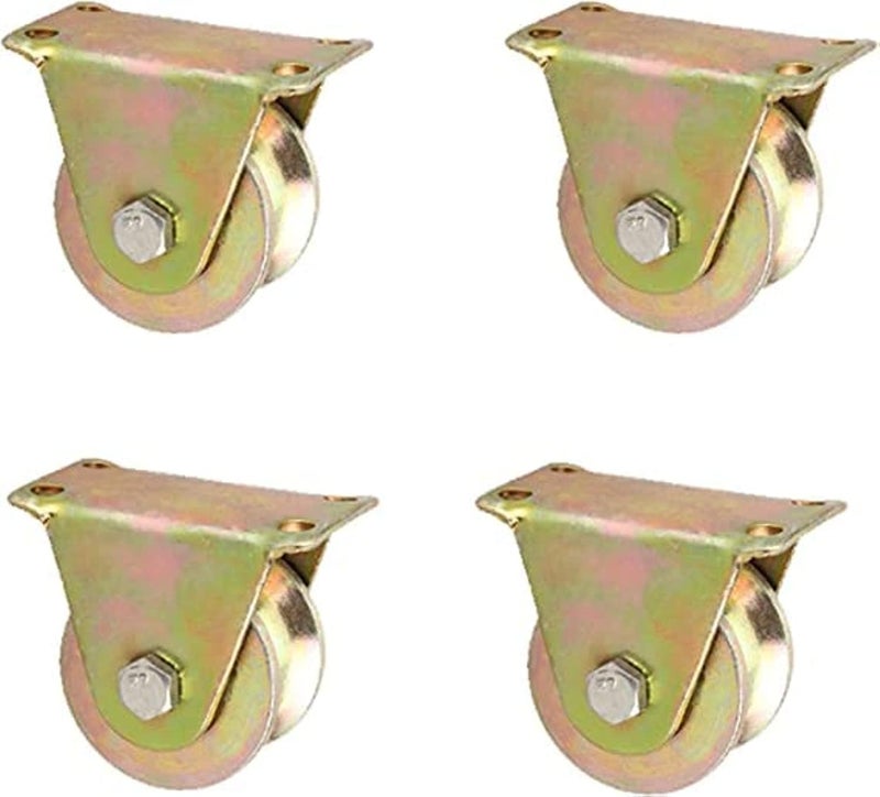 AQ AQSON AQSON U-Shaped Track Wheels - 4pcs Sliding Gate Roller for Smooth and Quiet Operation - Image 1