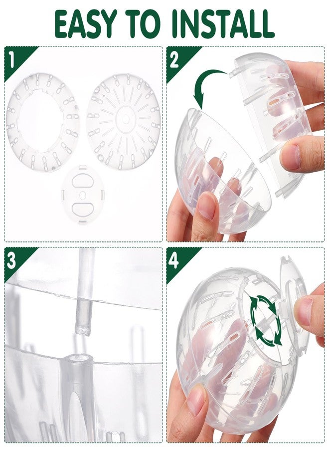 UKCOCO Hamster Ball 3.93 Inch Mini Rolling Exercise Ball with Ventilation Holes for Small Pets Safe Running Toy for Hamster Activity and Cage Play - Image 5