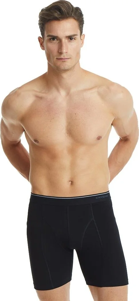 Blackspade Men's Long Leg Cotton Boxer 9216