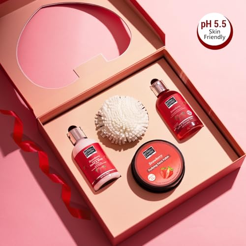 BRYAN  CANDY Bryan & Candy Strawberry Body Care Heart Collection,Gift Set for Women and Men - Image 3