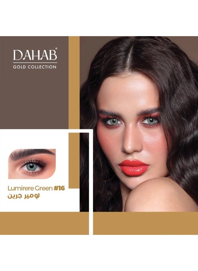 Dahab contact lenses, color (Lamar Green) #16, for daily use - Image 2