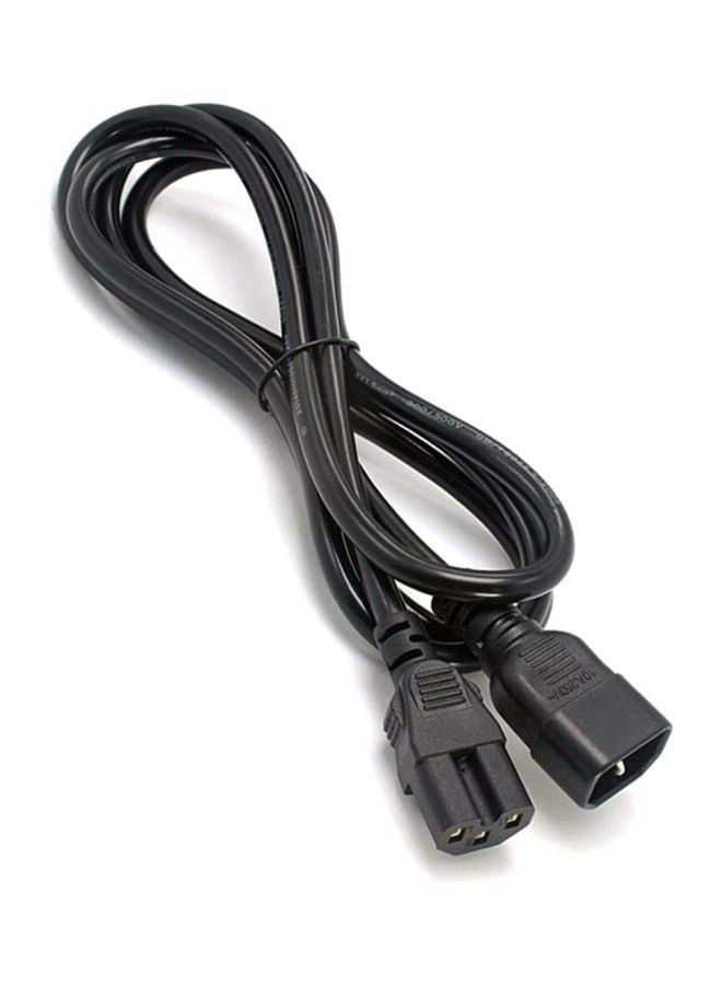 NIBEMINENT C14 To C15 Power Extension Cable Black - Image 1