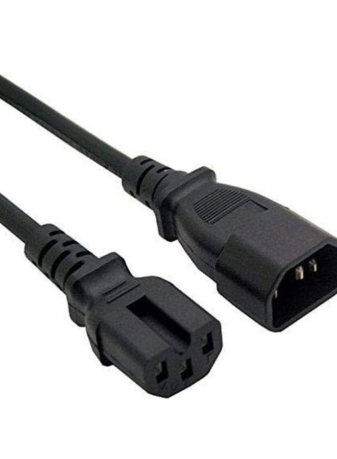 NIBEMINENT C14 To C15 Power Extension Cable Black - Image 2