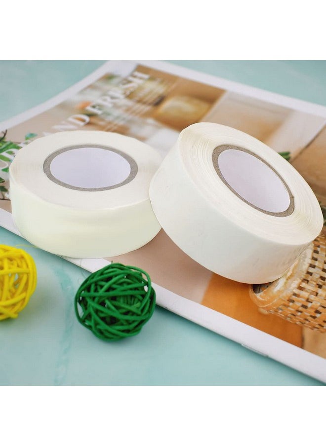 yuntop - 1000 Pcs Per Roll Clear Package Seals Stickers Envelope Seals For Mailing Round Circle Wafer Seal Labels Transparent Envelope Tab Sealer And Retail Package Self Adhesive Seal Label Sticker (1 Inch) - Image 1