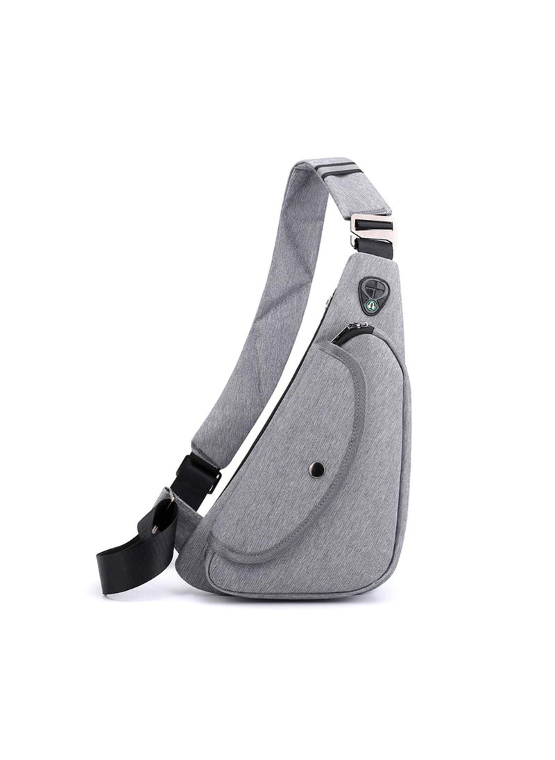 Sling Bags, Mens Shoulder Unbalance Backpacks Ultra-Light Chest Pack Multipurpose Crossbody Bags Boy Outdoor Sport Travel Gym Running Hiking Daypack Cycling Hiking Camping Outdoor Travel Bag (Gray A) - Image 1