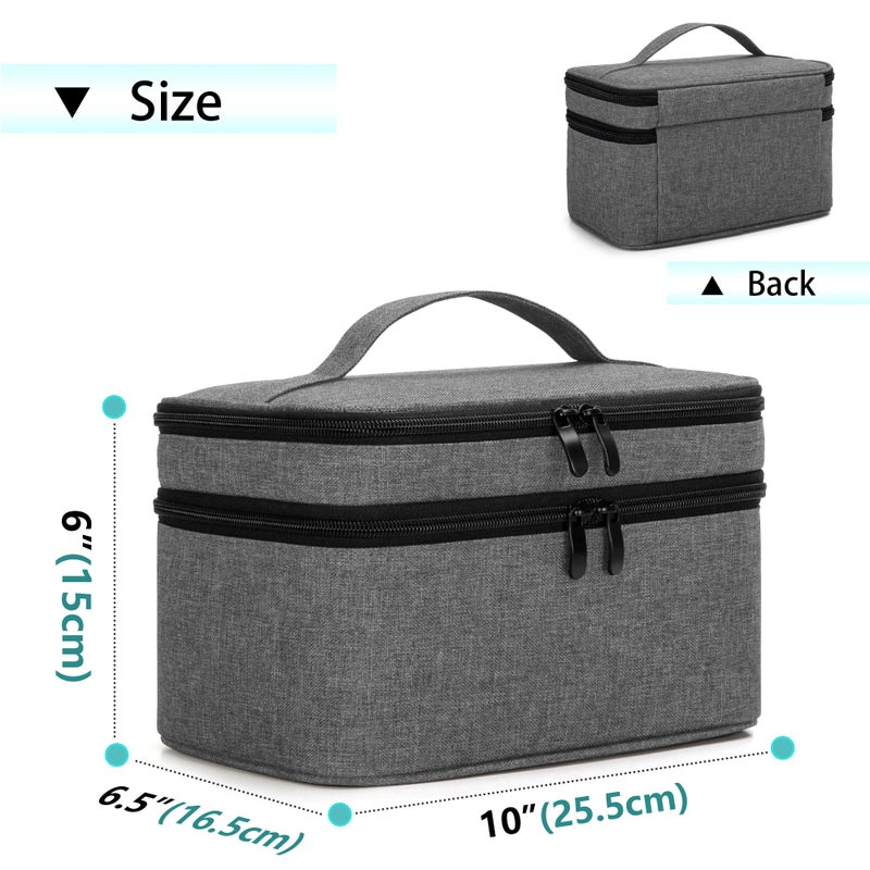 BAFASO Breast Pump Bag Compatible with Momcozy S12 Pro, Momcozy M5, Elvie Breast Pump, Carrying Case for Wearable Breast Pump and Extra Parts, Gray - Image 5