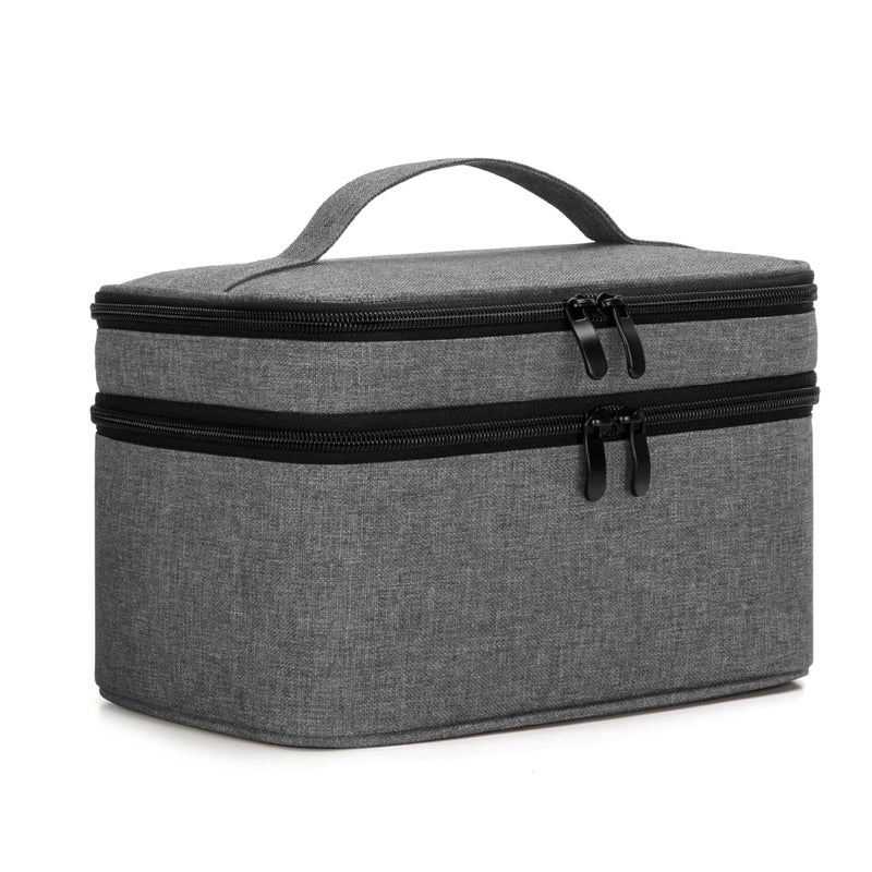 BAFASO Breast Pump Bag Compatible with Momcozy S12 Pro, Momcozy M5, Elvie Breast Pump, Carrying Case for Wearable Breast Pump and Extra Parts, Gray - Image 1