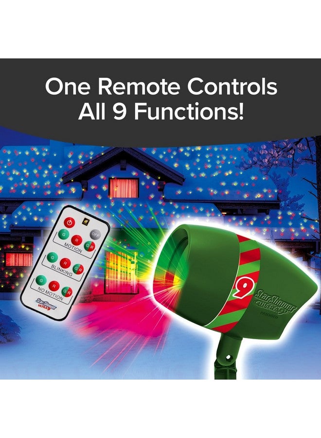 Star Shower Ultra 9 Outdoor Laser Holiday Projector with Remote, 2 Pack, AS-SEEN-ON-TV, New 2023 Model w/ 9 Unique Patterns, Showers Home w/Thousands of Lights, 3 Color Combinations, Up to 3200 Sq Ft - Image 2