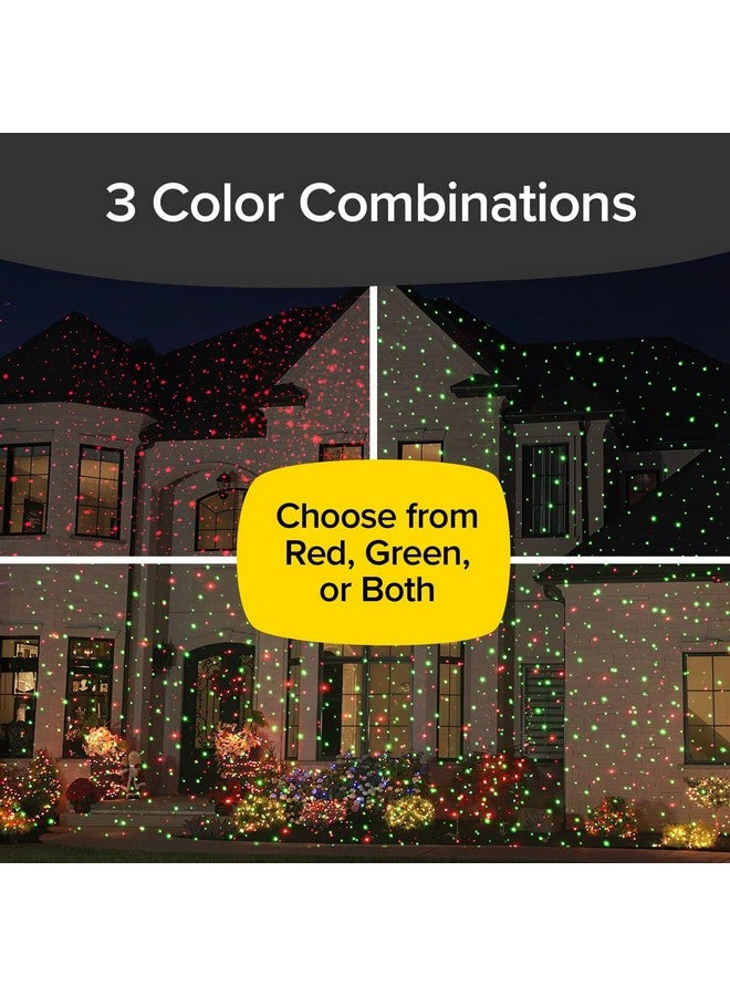 Star Shower Ultra 9 Outdoor Laser Holiday Projector with Remote, 2 Pack, AS-SEEN-ON-TV, New 2023 Model w/ 9 Unique Patterns, Showers Home w/Thousands of Lights, 3 Color Combinations, Up to 3200 Sq Ft - Image 4