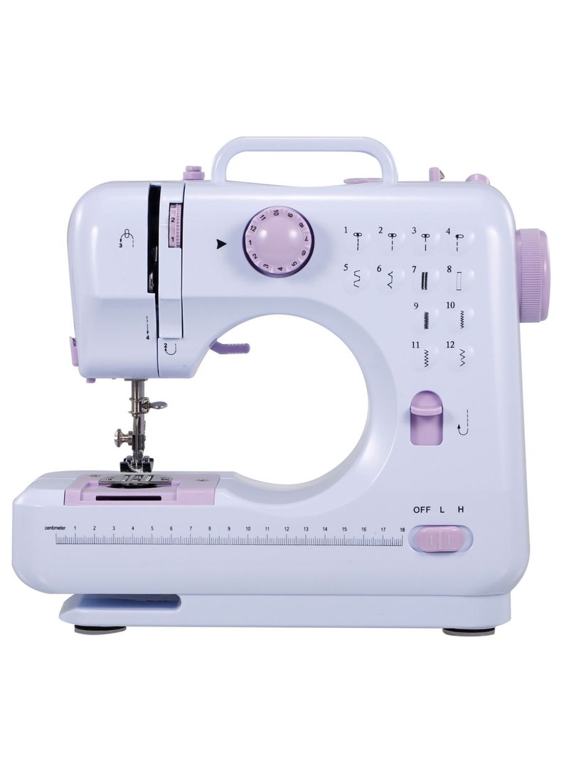 DubaiGallery Mini Portable Sewing Machine Electric Household Crafting Mending Sewing Machines 12 Stitches 2 Speed - Image 2