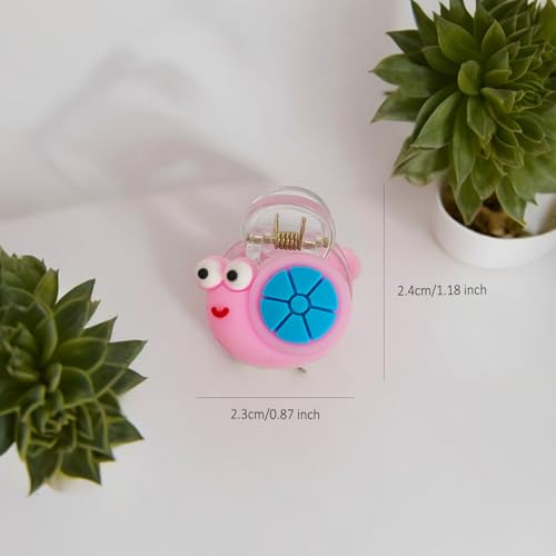RedChimes 10 Pcs Mini Cute Premium Hair Claw Clips Flower Hair Clutchers Clamp | Hair Accessories For Women & Girls Multicolor (Butterlfy) - Image 5