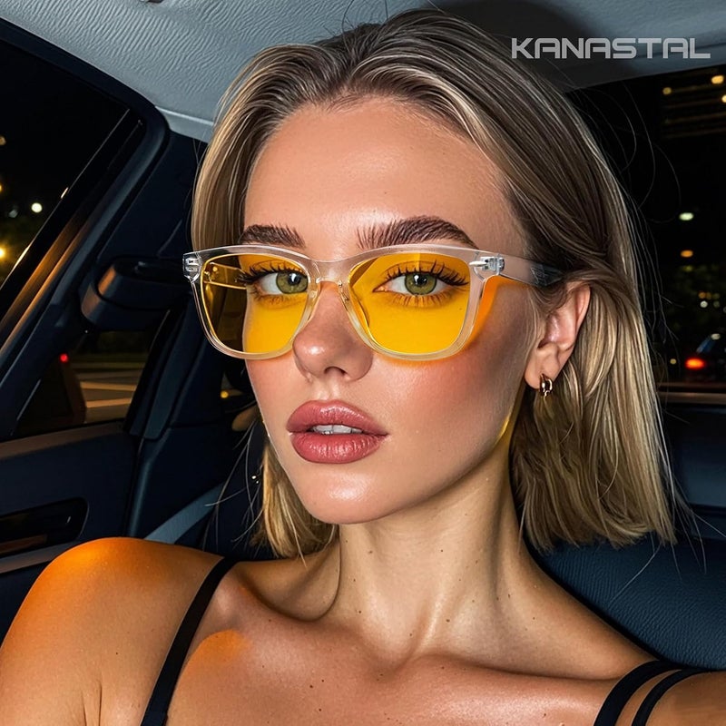 KANASTAL Polarized Sunglasses Men, Fashion Square Sun Glasses Women, Classic Shades for Womens, Driving Fishing Outdoor 100% UV400 Protection - Image 3