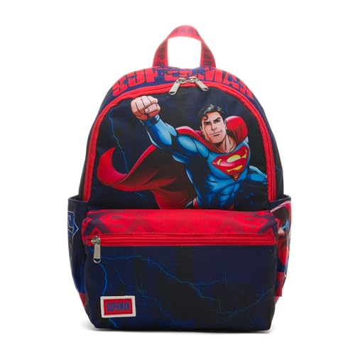 Wondapop Superman Up Up and Away 13" Deluxe Nylon Mini Daypack - Image 1