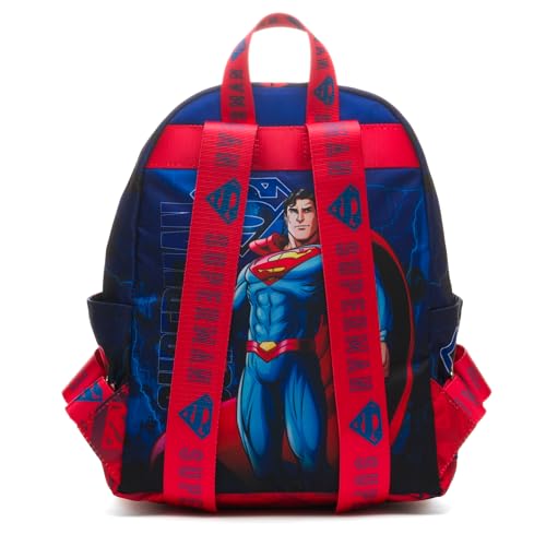Wondapop Superman Up Up and Away 13" Deluxe Nylon Mini Daypack - Image 4