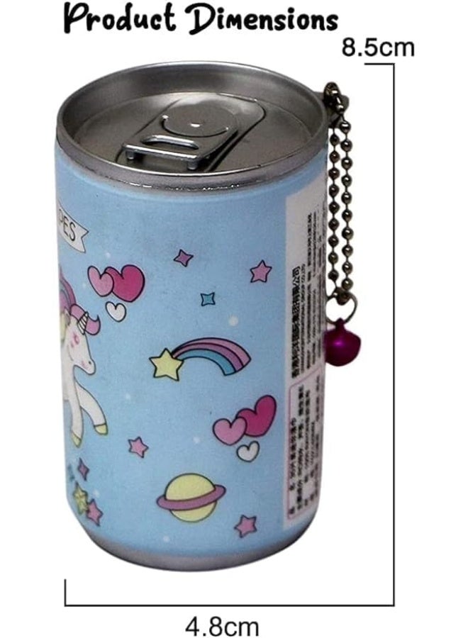 30-Pieces Mini Wet Wipes Tissue in Cartoon Printed Tin Can for Cleaning Face Body for Kids Girls Men Women, Candy Can Shaped, Wet Wipes Napkin, Portable Tin Wet Wipes (1 Can, Multicolor) - Image 4