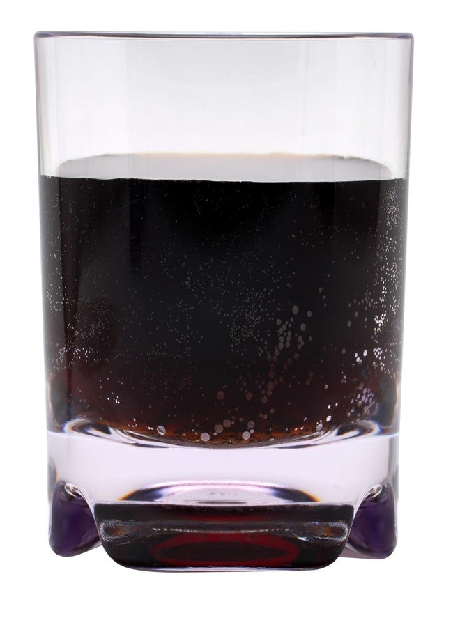 GET SW-1429-1-SAN-CL-EC BPA-Free Break-Resistant Plastic Old Fashioned Whiskey Glasses, 10 Ounce, Clear (Set of 4) - Image 1