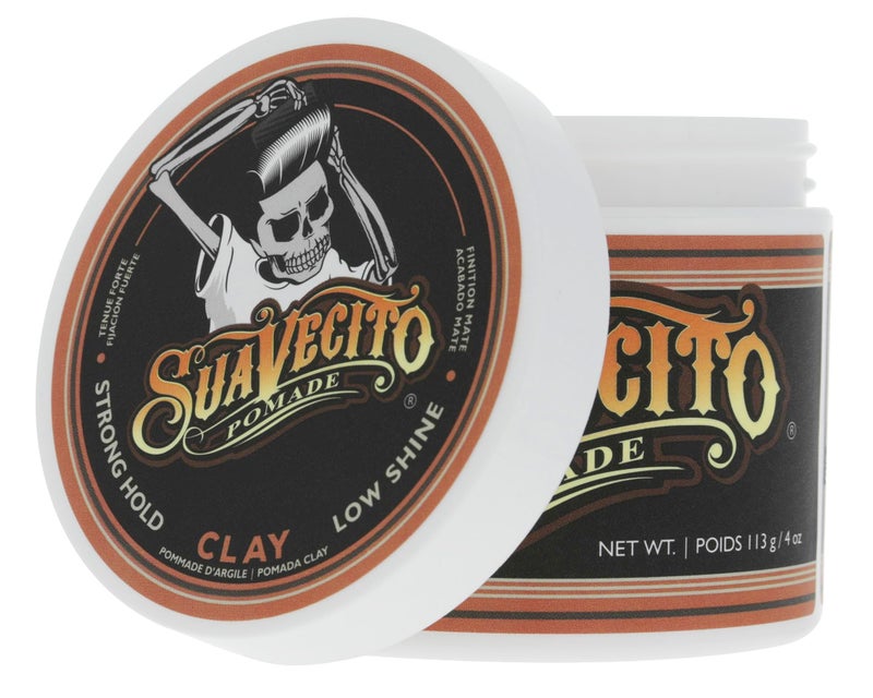 Suavecito Pomade Firme Clay 4 oz, 1 Pack - Strong Hold For Men - Low Shine Matte Hair Pomade For Natural Texture Hairstyles - Image 3