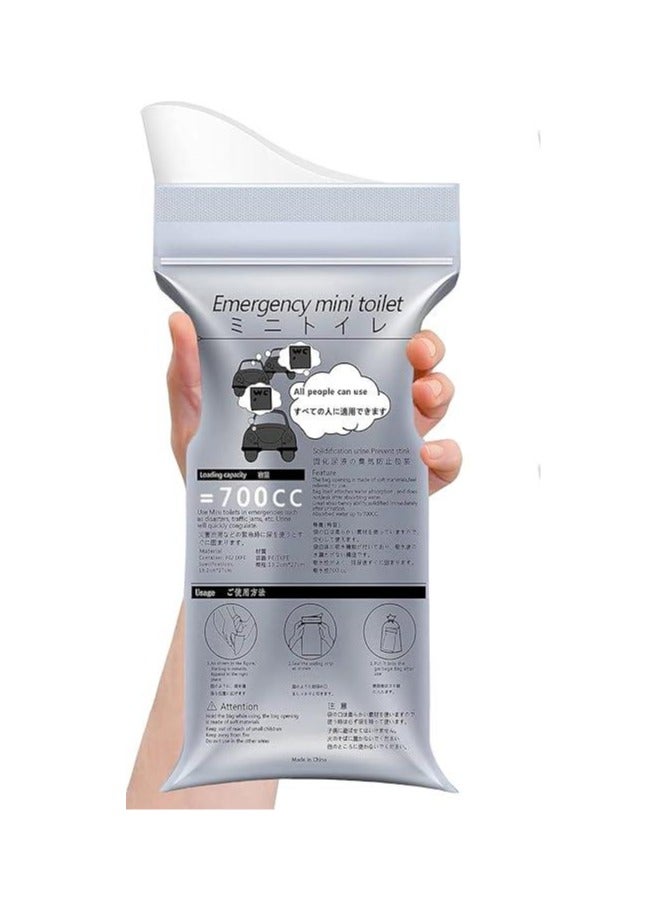 Generic Emergency Portable Urine Bag, 1Pack Travel Urinal Bag, Unisex Urinal Bag, Disposable Urine Bag Suitable for Camping, Travel, Traffic Jams, Pregnant Women, Children, Patients  - Image 1