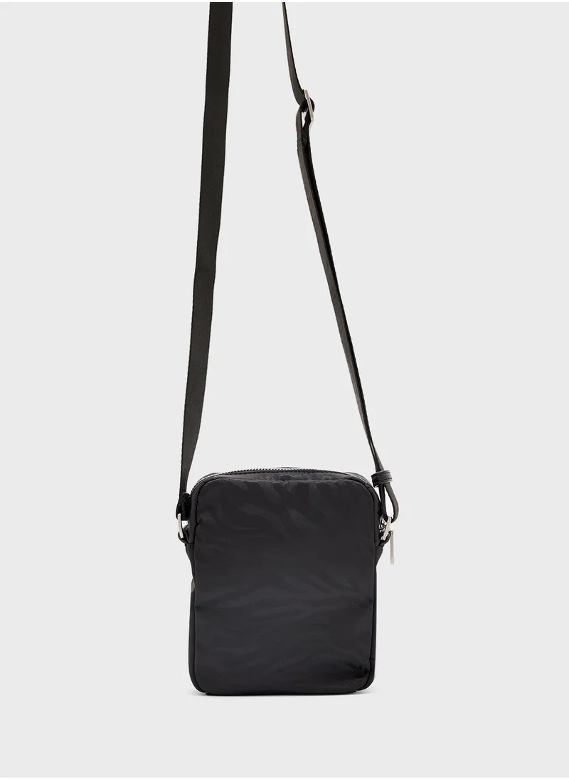 GUESS Zip Through Messenger Bag